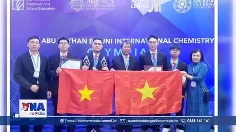 Việt Nam đạt thành tích xuất sắc tại Olympic Hóa học quốc tế