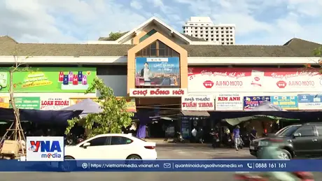 Quảng Bình: Các tiểu thương chợ Đồng Hới đã mở cửa bán hàng trở lại