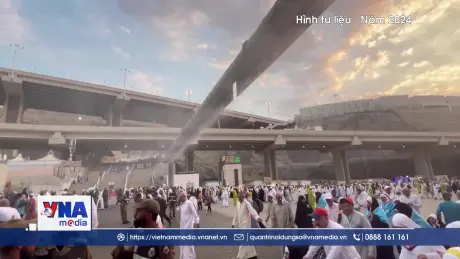 Hơn 1 triệu tín đồ Hồi giáo tới Mecca dự lễ hành hương Hajj