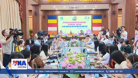 Trao giải báo chí về Phật giáo toàn quốc lần thứ nhất