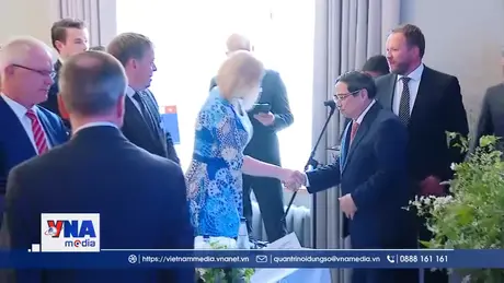 Thủ tướng dự toạ đàm doanh nghiệp Việt Nam - Estonia