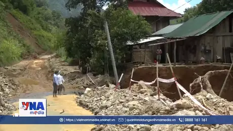 Nghệ An: Xã biên giới Nhôn Mai bị thiệt hại nặng do mưa lũ