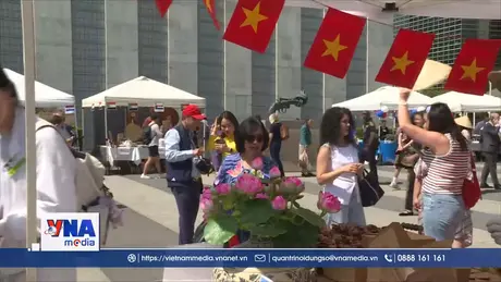 “Không gian Việt Nam” gây ấn tượng mạnh tại Hội chợ Văn hóa-Ẩm thực LHQ