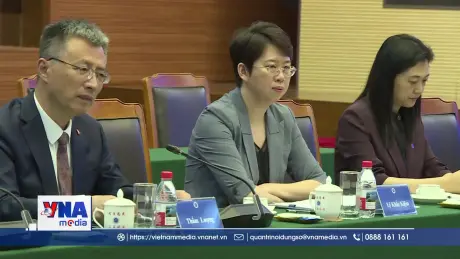 Đoàn đại biểu cấp cao Tòa án Nhân dân Tối cao VN thăm và làm việc tại tỉnh Quảng Đông