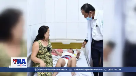 Sóc Trăng phẫu thuật thành công bé trai bị xương cá đâm thủng ruột