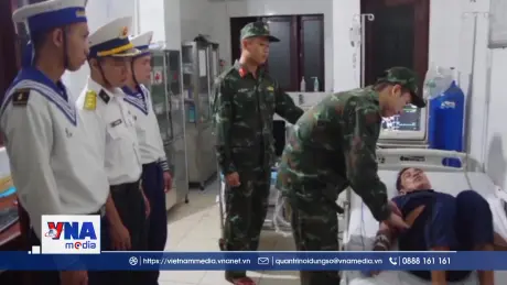 Ngư dân Quảng Nam được cấp cứu kịp thời trên đảo Trường Sa