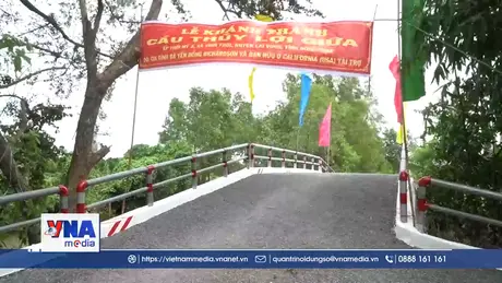 Đồng Tháp: “Điểm sáng” trong huy động xã hội hóa xây dựng cầu nông thôn