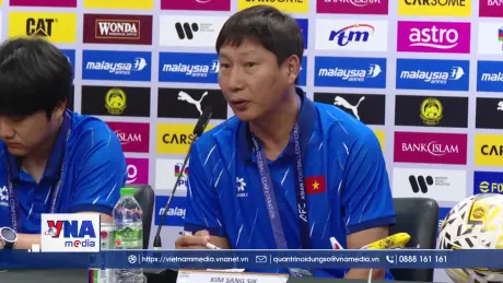 HLV Kim Sang Sik khẳng định quyết tâm trước trận đấu với Malaysia