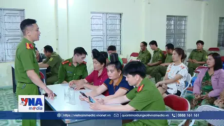 Công an 2 cấp và những hình ảnh đẹp tại địa bàn cơ sở