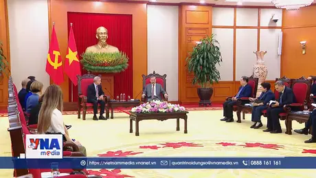 Tổng Bí thư tiếp Chủ tịch phụ trách Quản trị toàn cầu, Tập đoàn Qualcomm