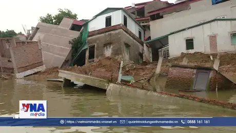 Bắc Ninh: Sạt lở bờ sông đe dọa đời sống và sản xuất