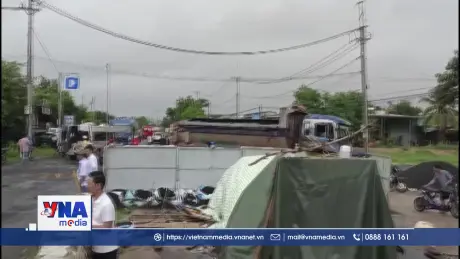 Mưa lớn tại Gia Lai khiến Quốc lộ 25 bị chia cắt