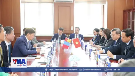 Đoàn đại biểu cấp cao TANDTC Việt Nam thăm và làm việc tại Mông Cổ