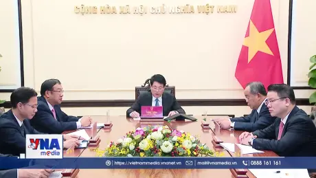 Chủ tịch nước Lương Cường điện đàm với tân Tổng thống Hàn Quốc