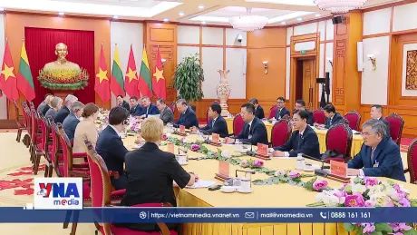 Tổng Bí thư Tô Lâm tiếp Tổng thống Litva Gitanas Nauseda