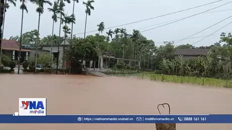 Mưa lũ ở Quảng Trị khiến 2 người chết, hàng nghìn hộ dân bị ngập sâu