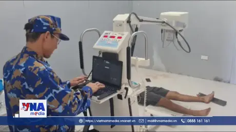 Đảo Sinh Tồn cấp cứu kịp thời một ngư dân bị vỡ xương bánh chè