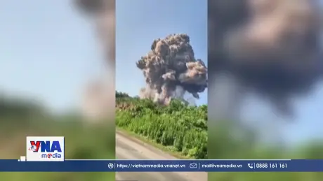 Nổ nhà máy pháo hoa tại Trung Quốc