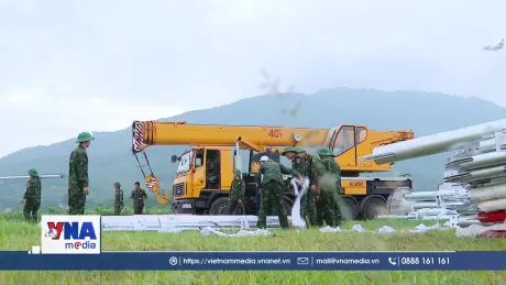 Quân khu 2 tiếp ứng công trình 500kV Lào Cai - Vĩnh Yên
