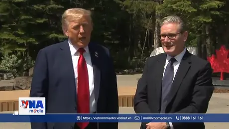 Anh và Mỹ ký thỏa thuận thương mại một phần