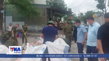 Quảng Ninh phát hiện lượng lớn thực phẩm chức năng bị đổ bỏ ở bãi rác