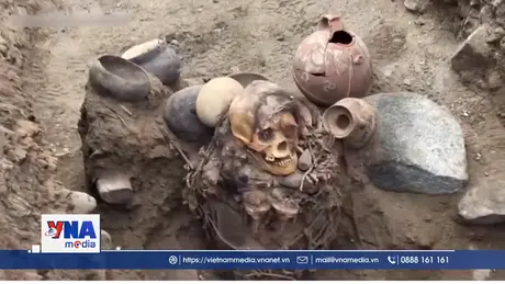 Tìm thấy xác ướp 1.000 năm tuổi ở Peru