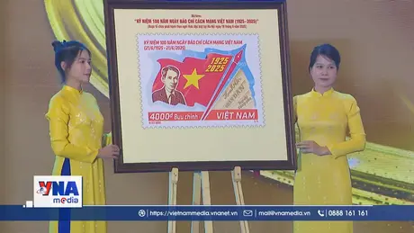 Ra mắt bộ tem kỷ niệm 100 năm Báo chí cách mạng Việt Nam