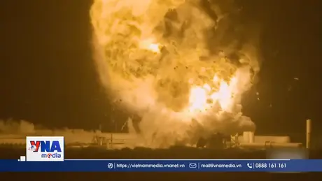 Tàu vũ trụ của SpaceX phát nổ trong khi thử nghiệm