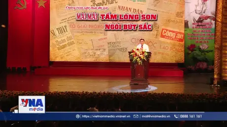 Đêm nghệ thuật đặc biệt tôn vinh nghề Báo
