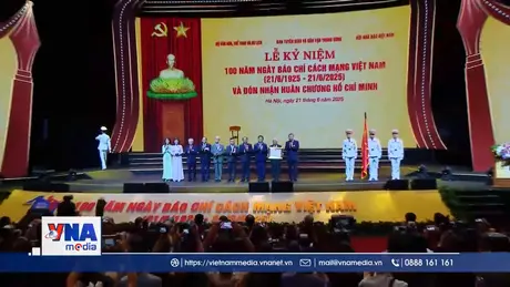 Lễ kỷ niệm 100 năm Ngày Báo chí cách mạng Việt Nam