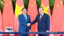 Thủ tướng Phạm Minh Chính hội đàm với Thủ tướng Lý Cường