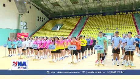 Gần 300 vận động viên tranh tài Giải vô địch Bóng ném Trẻ Quốc gia