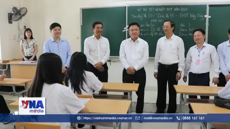 Kiểm tra công tác thi Tốt nghiệp THPT tại Hải Phòng