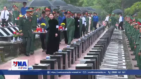 Bình Phước truy điệu, an táng 89 hài cốt liệt sĩ