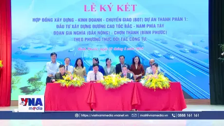 Ký kết hợp đồng dự án thành phần 1 cao tốc Bắc - Nam