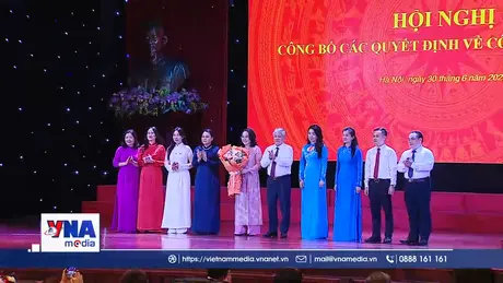 Công bố Quyết định thành lập 19 Ban, đơn vị Cơ quan UBTƯ MTTQ Việt Nam