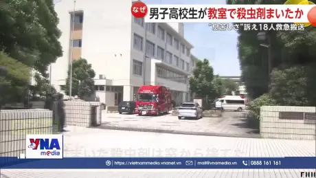 Hàng chục người nhập viện do học sinh Nhật Bản xịt thuốc trừ sâu