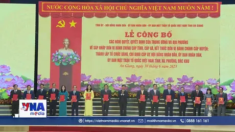 Công bố thành lập tỉnh An Giang mới