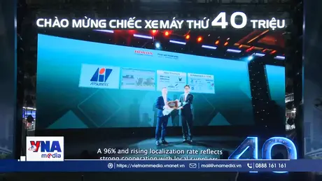 Honda Việt Nam xuất xưởng chiếc xe máy thứ 40 triệu