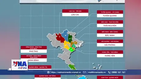 Mã vùng điện thoại cố định tỉnh, thành phố sau sáp nhập