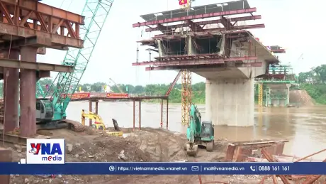 Dự kiến hợp long cầu Phong Châu vào dịp Quốc khánh 2/9