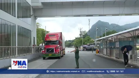 Kim ngạch xuất nhập khẩu qua Cửa khẩu Quốc tế Thanh Thủy tăng kỷ lục