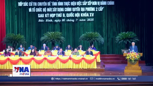 Phó Thủ tướng Nguyễn Hòa Bình tiếp xúc cử tri tại tỉnh Bắc Ninh