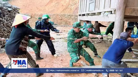 Mưa lũ gây thiệt hại lớn ở xã biên giới Nghệ An