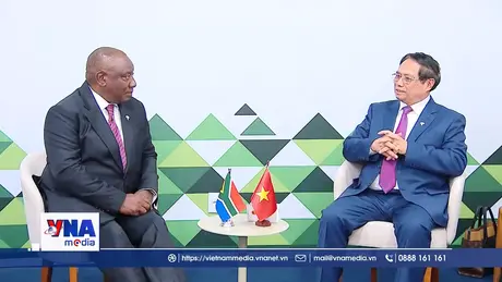 Thủ tướng Phạm Minh Chính hội kiến Tổng thống Nam Phi