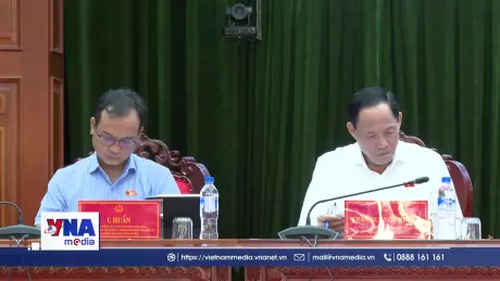 Phó Chủ tịch Quốc hội Trần Quang Phương tiếp xúc cử tri tại tỉnh Quảng Ngãi