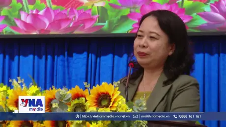 Phó Chủ tịch nước Võ Thị Ánh Xuân tiếp xúc cử tri tỉnh An Giang
