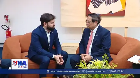 Thủ tướng Phạm Minh Chính gặp Tổng thống Chile