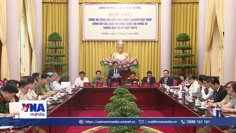 Lệnh của Chủ tịch nước công bố 9 luật đã được thông qua