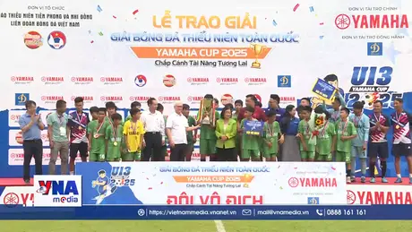 U13 Nam Định vô địch Giải bóng đá Thiếu niên toàn quốc 2025